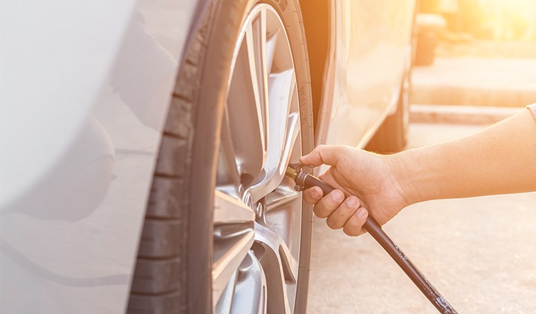Stay safe (and save cash) by checking your tyre pressure